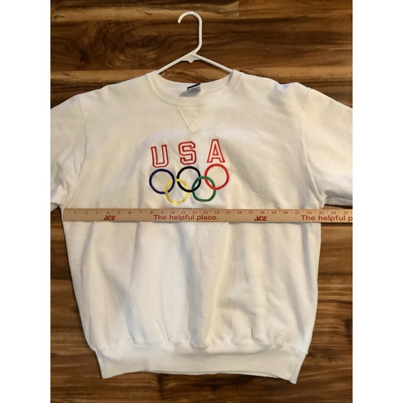 Vintage Champion USA Olympics Crewneck Sweatshirt Size XL Fast Shipping - Picture 6 of 6